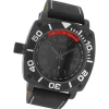 Oozoo Herren Armbanduhr Timepieces Analog Leder schwarz UOC2284A