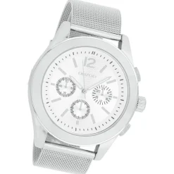 Oozoo Herren Armbanduhr Timepieces Analog Metall silber UOC2355A
