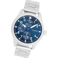 Oozoo Herren Armbanduhr Timepieces Analog Metallband silber UOC11505