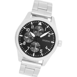 Oozoo Herren Armbanduhr Timepieces Analog Metallband silber UOC11506