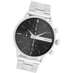 Oozoo Herren Armbanduhr Timepieces Analog Metallband silber UOC11511