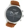 Oozoo Herren Armbanduhr Timepieces C10673 Analog Leder braun UOC10673