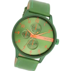 Oozoo Herren Armbanduhr Timepieces Analog Metall grün UOC11308