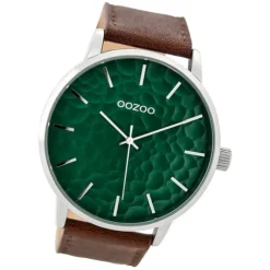 Oozoo Herren Armbanduhr Timepieces C9441 Quarzwerk Leder braun UOC9441