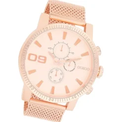Oozoo Herren Armbanduhr Timepieces Analog Metall rosegold UOC9438A