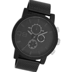 Oozoo Herren Armbanduhr Timepieces Analog Metall schwarz UOC11214