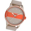 Oozoo Herren Armbanduhr Timepieces Analog Leder sand UOC11230