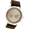 Oozoo Herren Armbanduhr Timepieces C6885 Quarzwerk Leder braun UOC6885