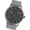 Oozoo Herren Armbanduhr Timepieces C10056 Quarz Stahl silber UOC10056