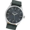 Oozoo Herren Armbanduhr Timepieces Analog Leder blau UOC10023