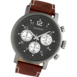 Oozoo Herren Armbanduhr Timepieces Analog Textil braun UOC10061