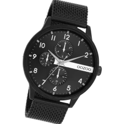 Oozoo Herren Armbanduhr Timepieces Analog Metall schwarz UOC11304