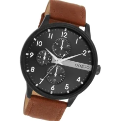 Oozoo Herren Armbanduhr Timepieces Analog Metall braun UOC11307