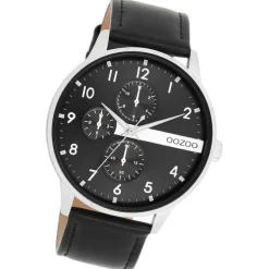 Oozoo Herren Armbanduhr Timepieces Analog Metall schwarz UOC11309