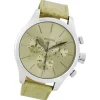 Oozoo Herren Armbanduhr Timepieces Analog Leder beige UOC7060A
