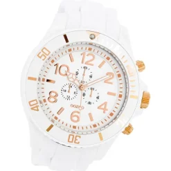 Oozoo Herren Armbanduhr Timepieces Analog Silikon weiß UOC4821A