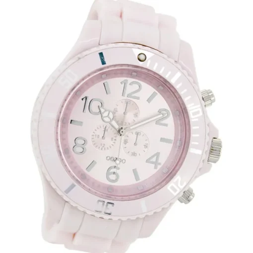 Oozoo Herren Armbanduhr Timepieces Analog Silikon rosa UOC4823A