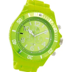 Oozoo Herren Armbanduhr Timepieces Analog Silikon grün UOC4825A