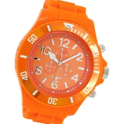 Oozoo Herren Armbanduhr Timepieces Analog Silikon orange UOC4826A