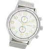Oozoo Herren Armbanduhr Timepieces Analog Metall silber UOC7087A
