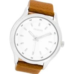 Oozoo Herren Armbanduhr Timepieces Analog Leder braun UOC7430A