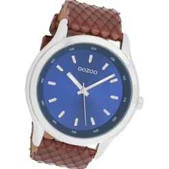 Oozoo Herren Armbanduhr Timepieces Analog Leder braun UOC7432A