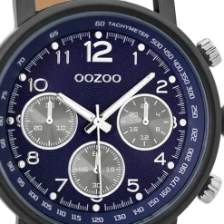 Oozoo Herren Armbanduhr Timepieces C9456A Analog Leder braun UOC9456A