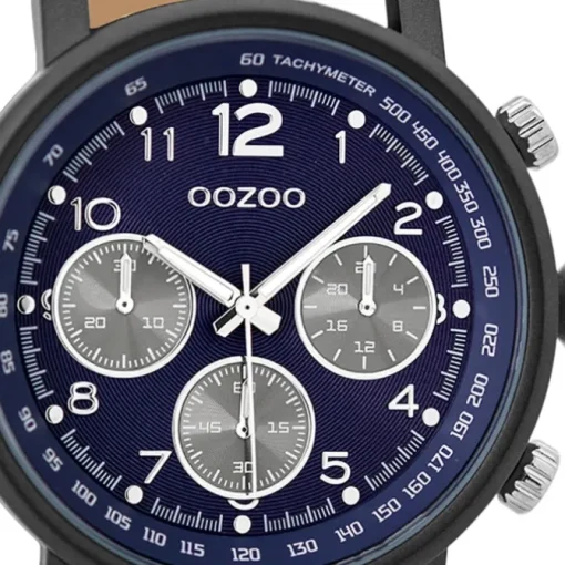 Oozoo Herren Armbanduhr Timepieces C9456A Analog Leder braun UOC9456A