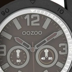 Oozoo Herren Armbanduhr Timepieces Analog Leder braun UOC8308A