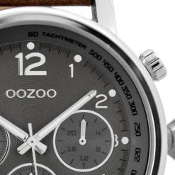 Oozoo Herren Armbanduhr Timepieces C9457A Analog Leder braun UOC9457A