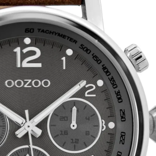 Oozoo Herren Armbanduhr Timepieces C9457A Analog Leder braun UOC9457A