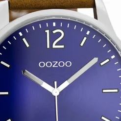 Oozoo Herren Armbanduhr Timepieces Analog Leder braun UOC9046A
