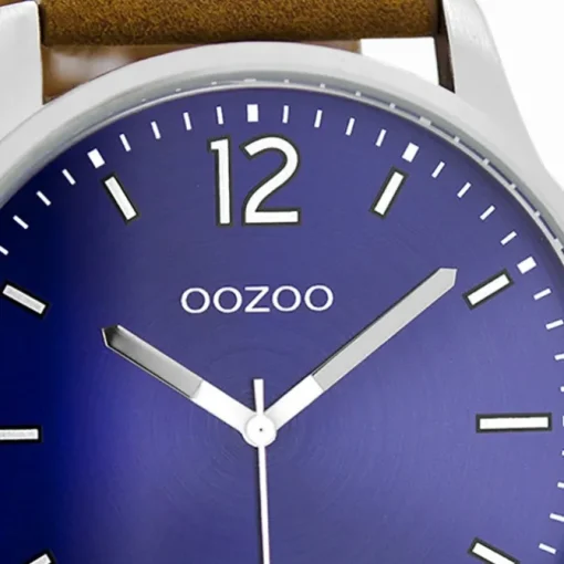Oozoo Herren Armbanduhr Timepieces Analog Leder braun UOC9046A