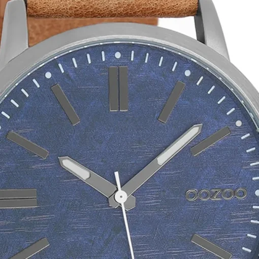 Oozoo Herren Armbanduhr Timepieces Analog Leder braun UOC9406A
