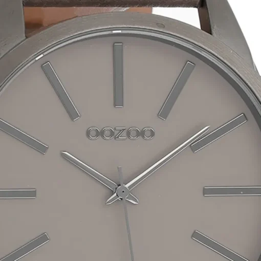 Oozoo Herren Armbanduhr Timepieces Analog Leder braun UOC9411A