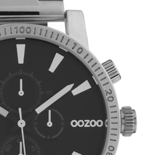 Oozoo Herren Armbanduhr Timepieces C10706 Analog Edelstahl silber UOC10706