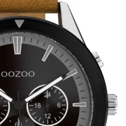 Oozoo Herren Armbanduhr Timepieces C10801 Analog Leder braun UOC10801
