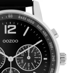 Oozoo Herren Armbanduhr Timepieces C10813 Analog Leder schwarz UOC10813