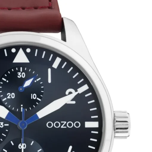 Oozoo Herren Armbanduhr Timepieces C11006 Analog Leder braun UOC11006