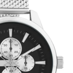 Oozoo Herren Armbanduhr Timepieces C11016 Analog Metall Mesh silber UOC11016