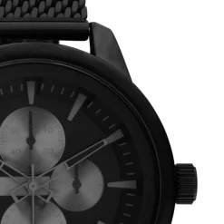 Oozoo Herren Armbanduhr Timepieces C11019 Analog Metall Mesh schwarz UOC11019