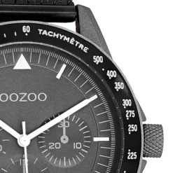 Oozoo Herren Armbanduhr Timepieces Analog Metall Mesh schwarz UOC11114