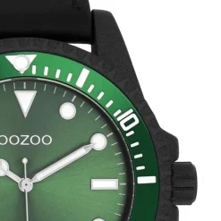 Oozoo Herren Armbanduhr Timepieces Analog Leder schwarz UOC11117