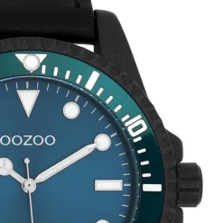 Oozoo Herren Armbanduhr Timepieces Analog Leder schwarz UOC11118