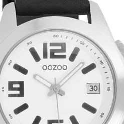 Oozoo Herren Armbanduhr Timepieces Analog Leder schwarz UOC3167A