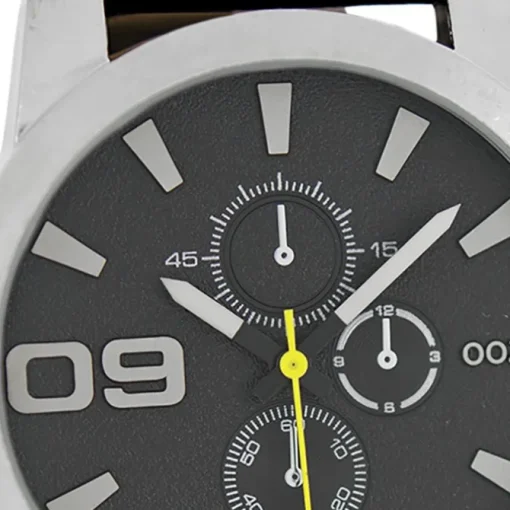 Oozoo Herren Armbanduhr Timepieces Analog Leder schwarz UOC6103A