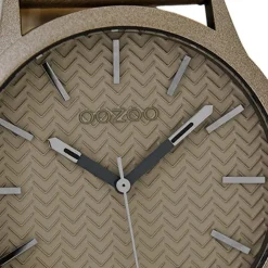 Oozoo Herren Armbanduhr Timepieces Analog Leder braun UOC9018A