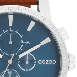 Oozoo Herren Armbanduhr Timepieces Analog Leder braun UOC11210