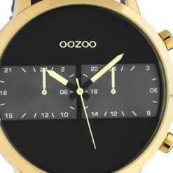 Oozoo Herren Armbanduhr Timepieces C10516 Analog Leder schwarz UOC10516