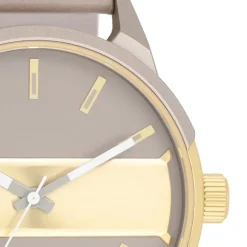 Oozoo Herren Armbanduhr Timepieces Analog Leder taupe braun UOC11317